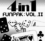 4-in-1 Funpak: Volume II title screen for GameBoy